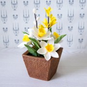Букет из сахарных цветов «Весенний» (18 см, 305 гр.)