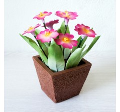 Букет из сахарных цветов «Примула» (15 см, 280 гр.)