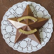 Шоколадная фигурка «Звезда «Защитнику отечества» (35 гр.)