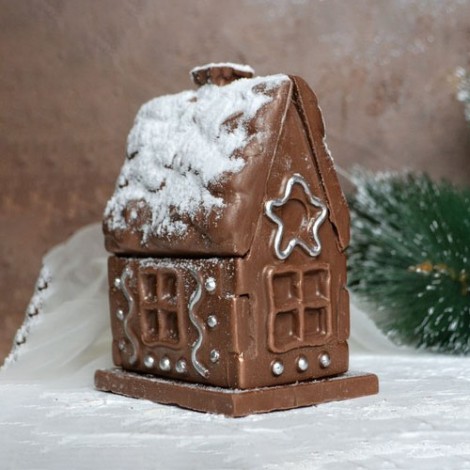 Шоколадная фигурка «Домик» (13 см, 370 гр.) 