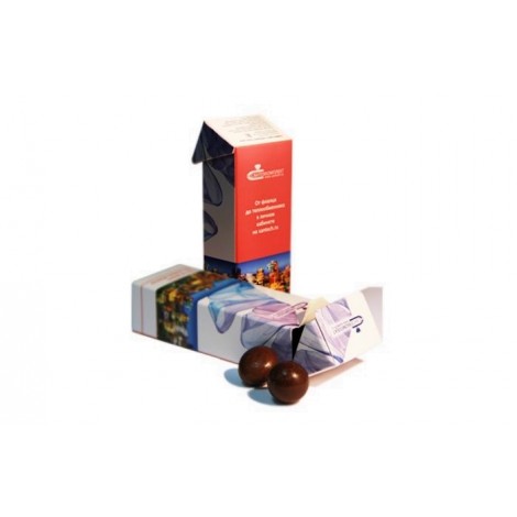 Кофейное зерно в коробочке с логотипом клиента, 25г