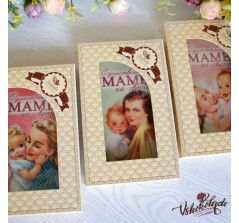 Шоколадная открытка «Единственной маме на свете» (14 см, 90 гр.)