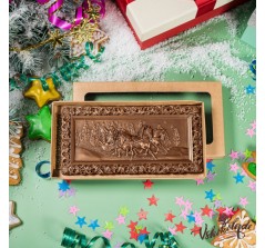 Плитка шоколадная «Русская тройка» (16,5х8,5 см, 80 гр.)
