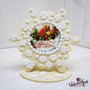 Рамка из шоколада «Снежинка»